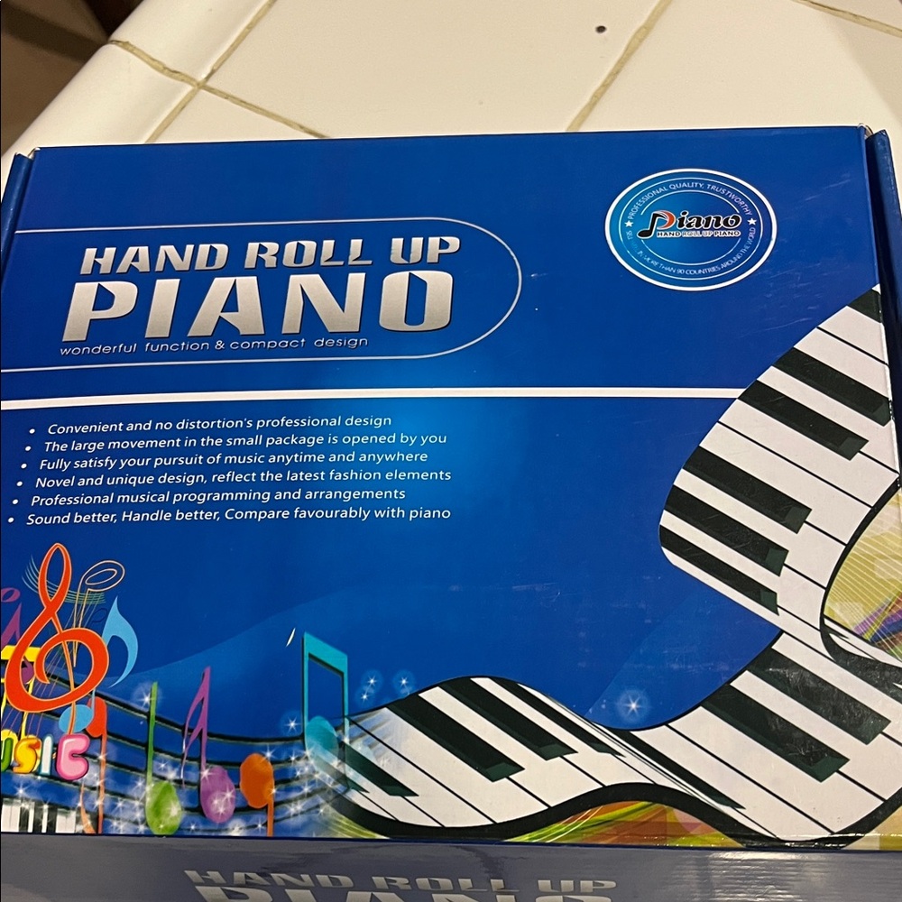 Hand Roll Up Keyboard - 88 key